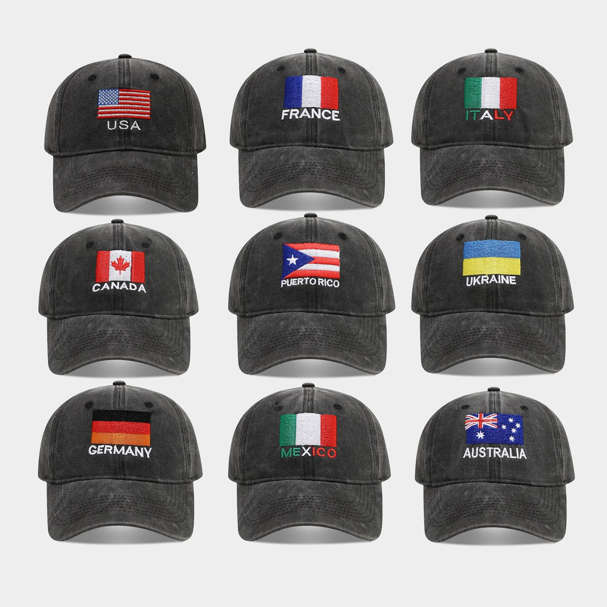 Wholesale Embroidered black Baseball Cap, Hat