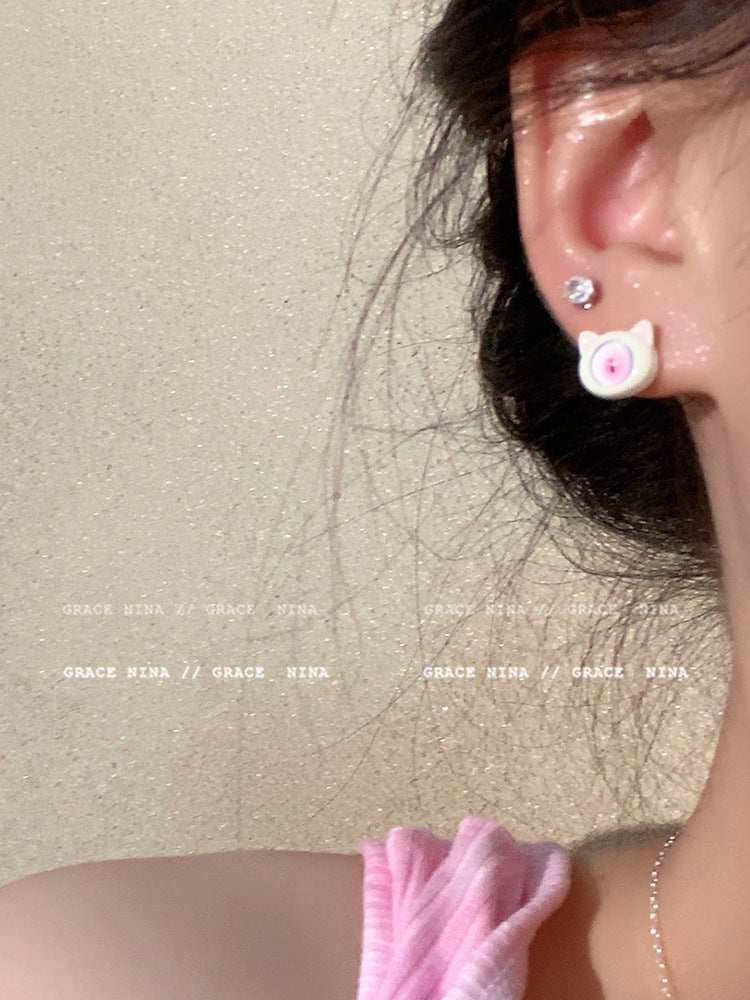 Wholesale Little Monster Cute Alloy/Silver Plated/Gold Plated Earrings