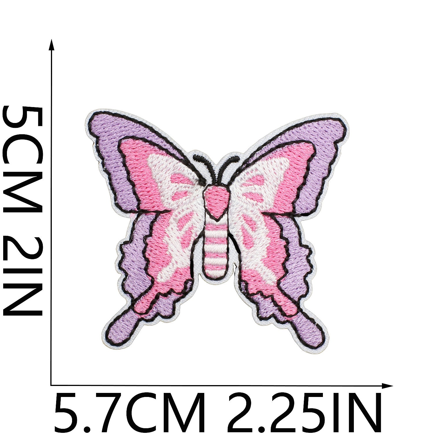 Wholesale Stylish Purple Eye Embroidery Patch Design Iron On Applique For Clothing DIY Fashion Accessory Gift