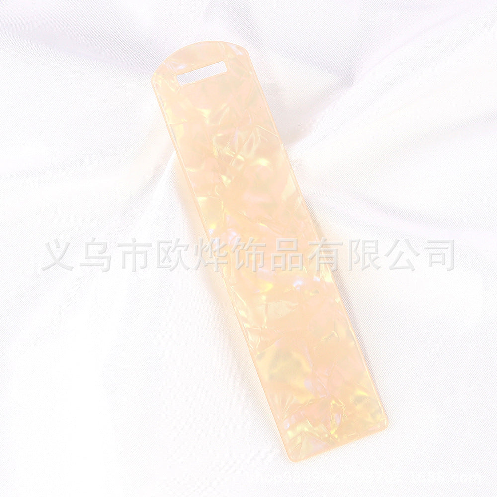 Wholesale 10pcs New Textured Acrylic Bookmark Pendant Card Bookmark