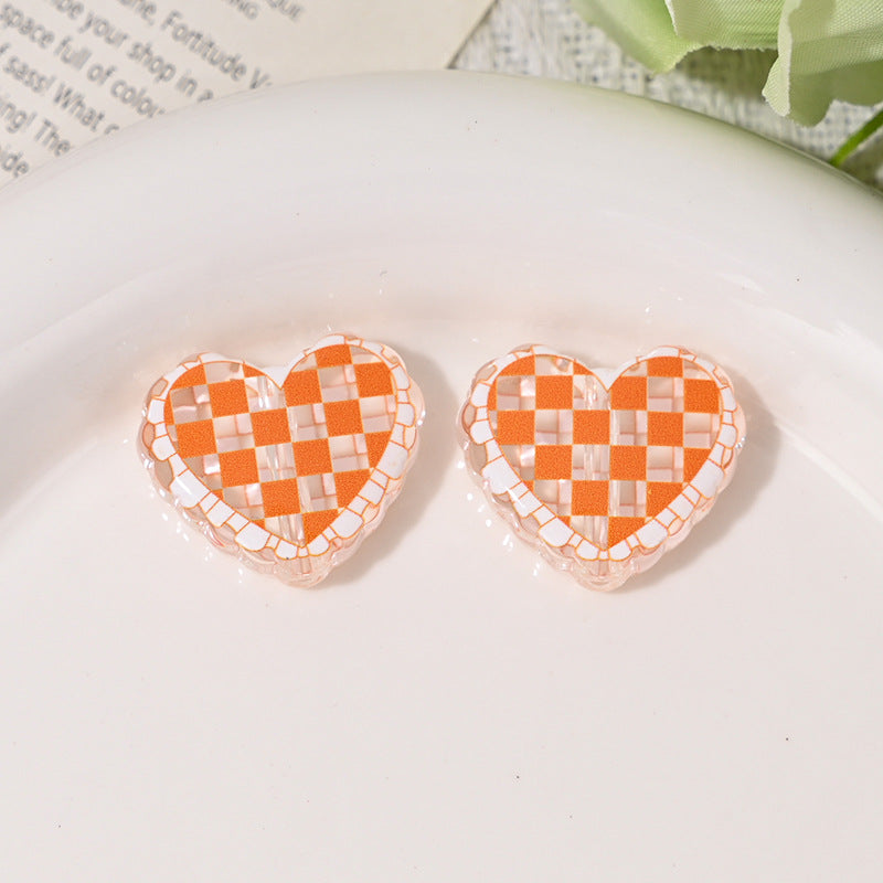 Wholesale 10pcs/pack Transparent acrylic lattice love beads