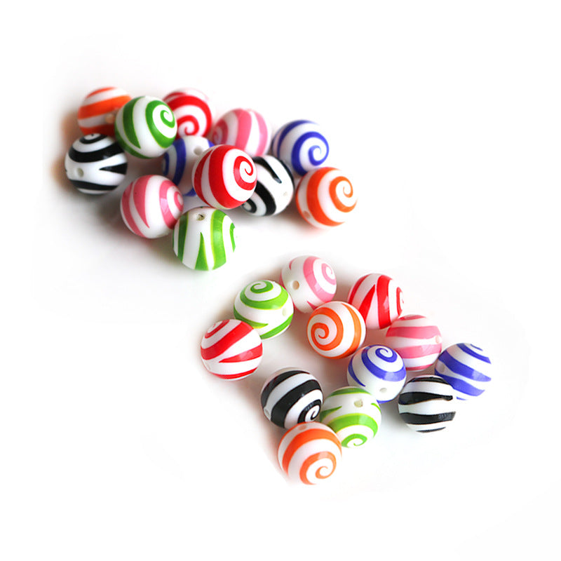 Wholesale 50PCS 15mm Leopard Print Silicone Balls