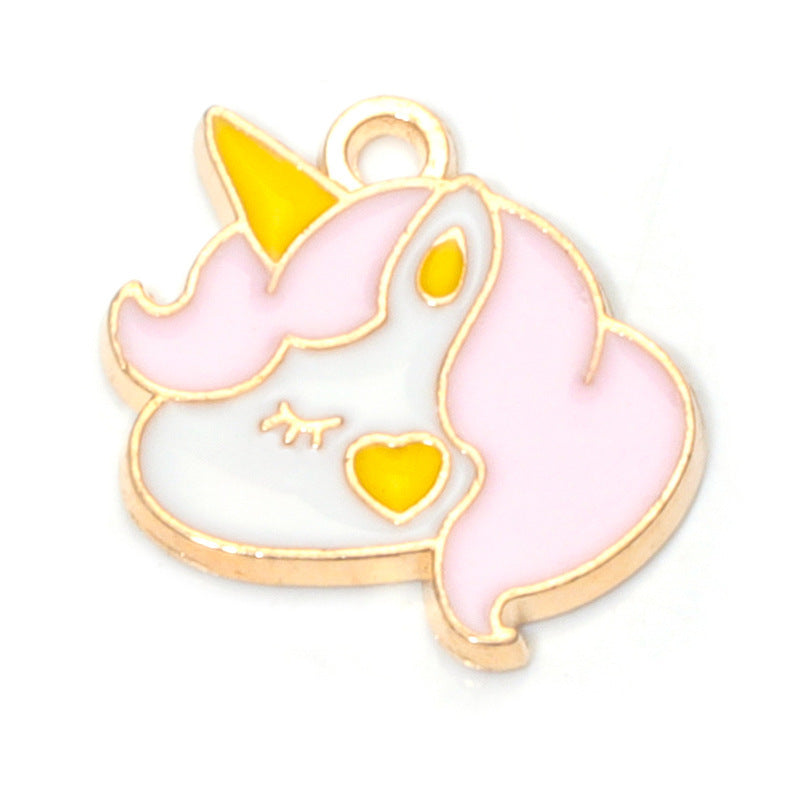 Wholesale Pink Flower Love Series Pendant