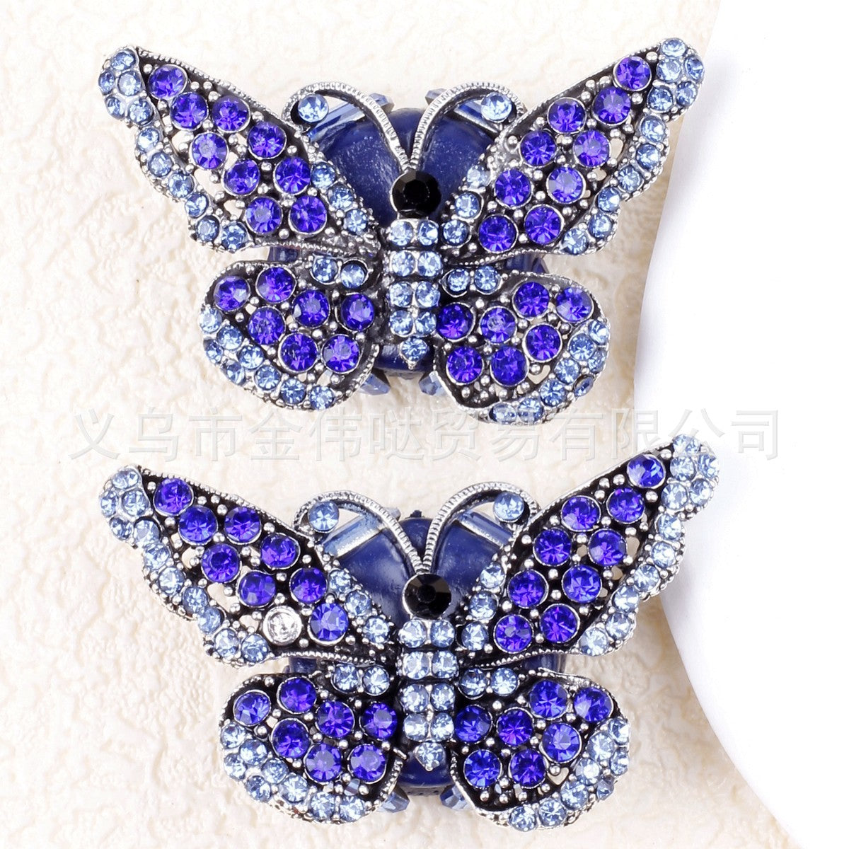 Wholesale 10pcs Butterfly Acrylic Rhinestone Diy Beads