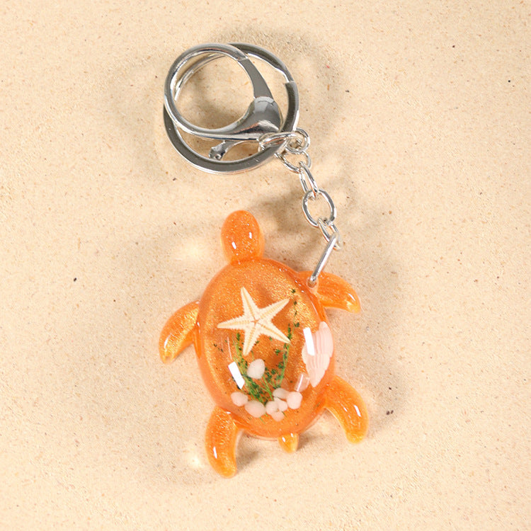 6pcs/pack hanging luminous acrylic keychain with lobster buckle