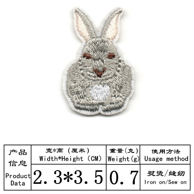 Wholesale Cartoon Animal Embroidery DIY Patches