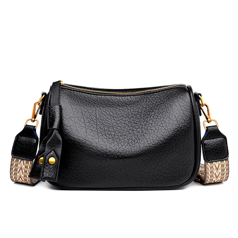 Wholesale Vintage Crossbody Bag with Wide Strap