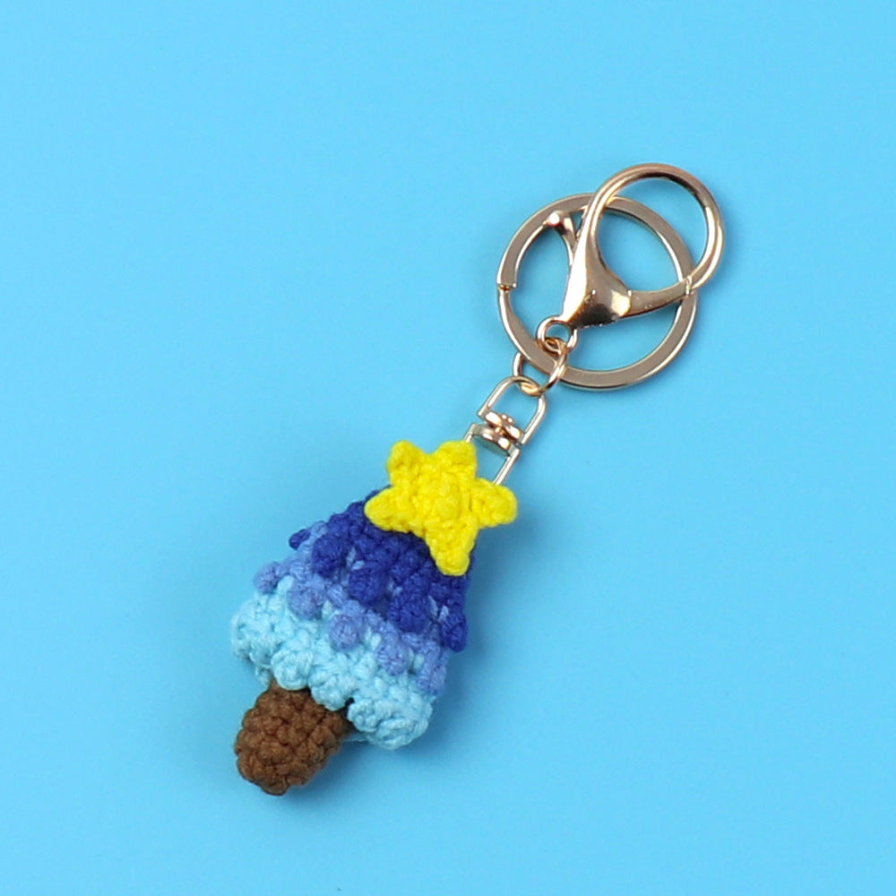 Wholesale Handmade Crochet Wool Butterfly Keychain