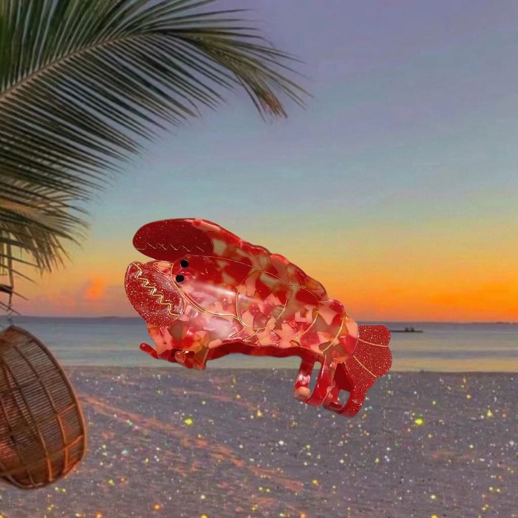 Clips de cabello biológico marino de acetato al por mayor