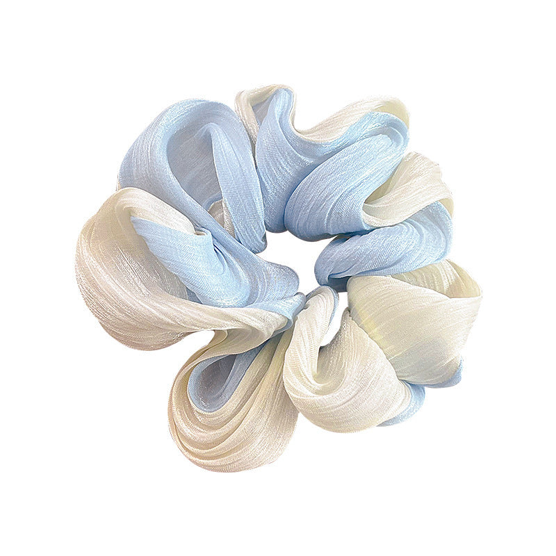 Wholesale Streamer Gradient Mesh Large Intestine Hair Tie