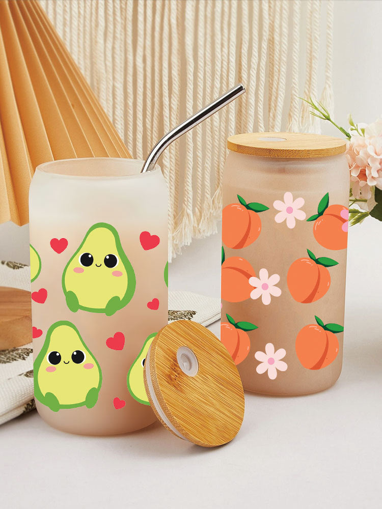 Wholesale Colorful Fruit Series 16oz Cup UV DTF Wraps