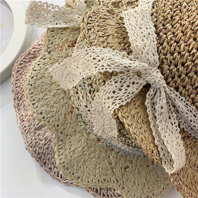 Wholesale Kids Bow Straw Hat