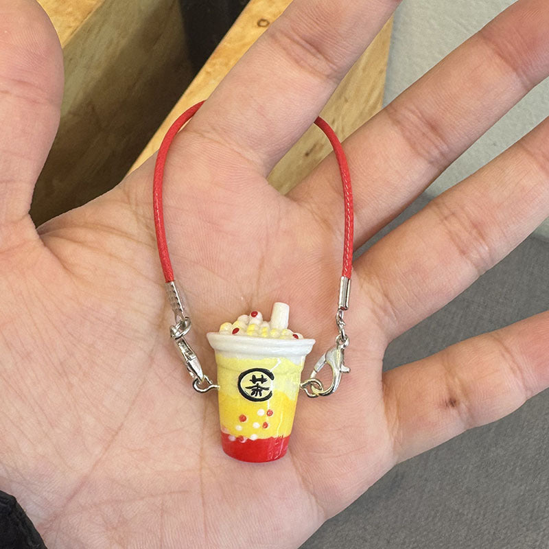 Wholesale  Mini Emulation Milk Tea Cup  Doll Accessories