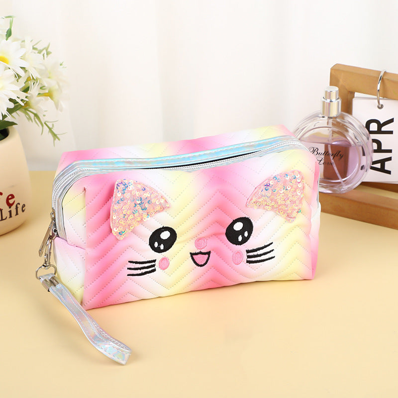 Wholesale Gradient Cat Large Capacity Portable Travel Storage Bag