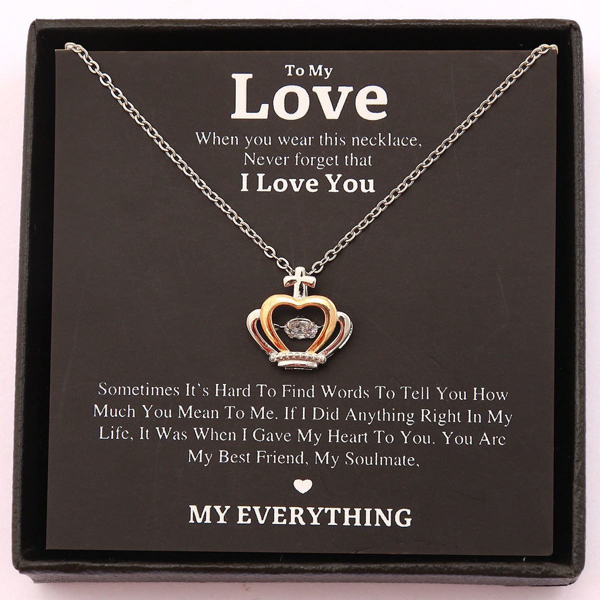 Wholesale Mother's Day Alloy Necklace Gift Box