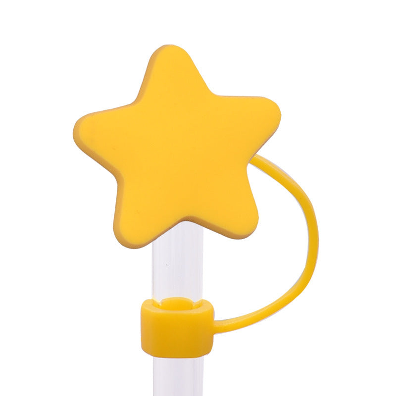 Wholesale  Random 100pcs/pack   Cute food internet celebrity straw cover  Straw Tube Cap