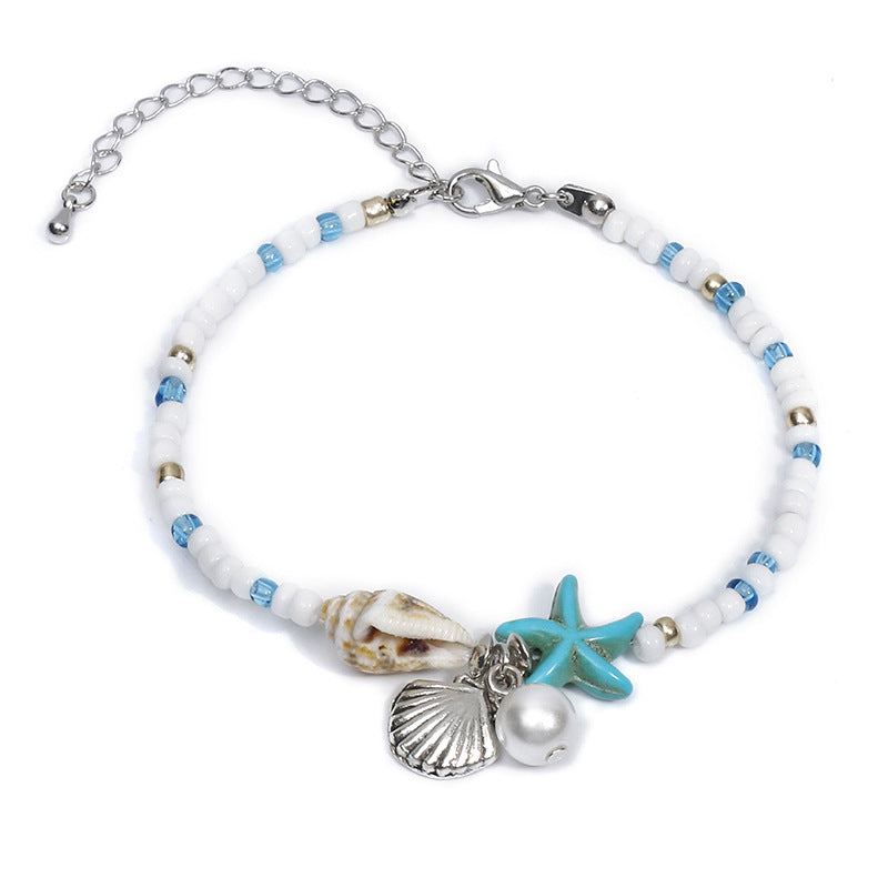 Wholesale Boho Style Starfish Braided Bracelet