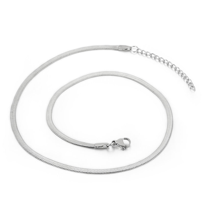 Wholesale personalized blade titanium steel necklace bracelet