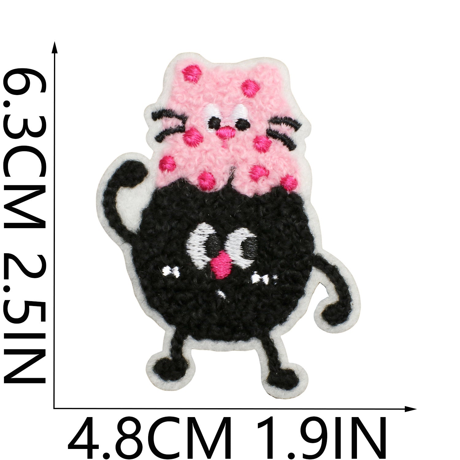Wholesale Cute Black Coal Polyester Embroidered Patch Funny Charcoal Badge Decorative Clothing Accessory For Gift And Boutique Resale