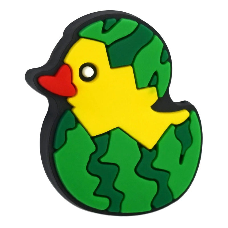 Wholesale Random 100pcs/pack   Cartoon duck beaded  Focal Beads