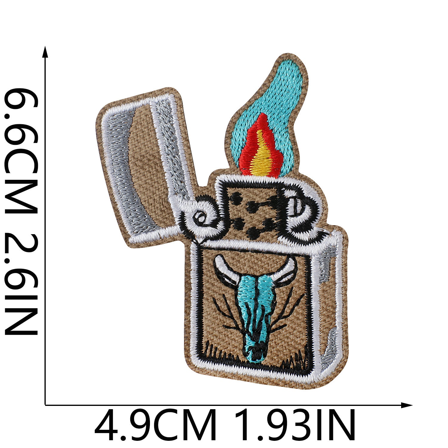 Wholesale Western Cowboy Cactus Embroidered Iron On Patches DIY et And Bag Crafts Boutique Resale