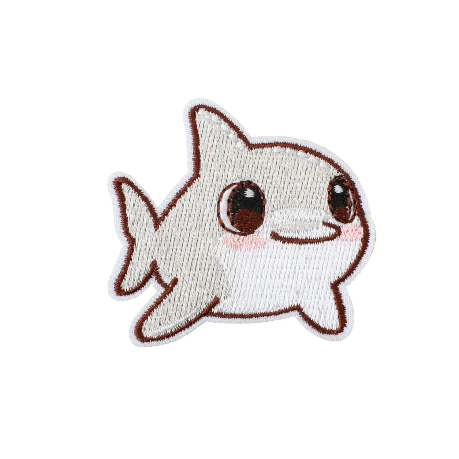 Wholesale Trendy Ocean Party Embroidered Patches For Kids Clothing Cartoon Shark Dolphin Fashion Accessory