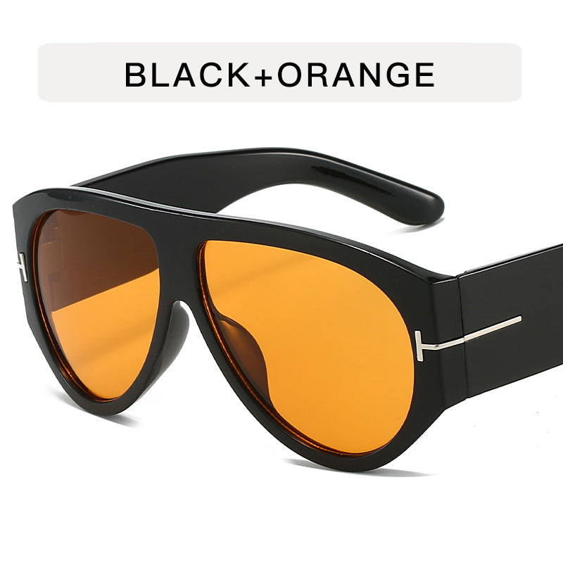 Wholesale Large frame T-shirt with thick frame sunglasses