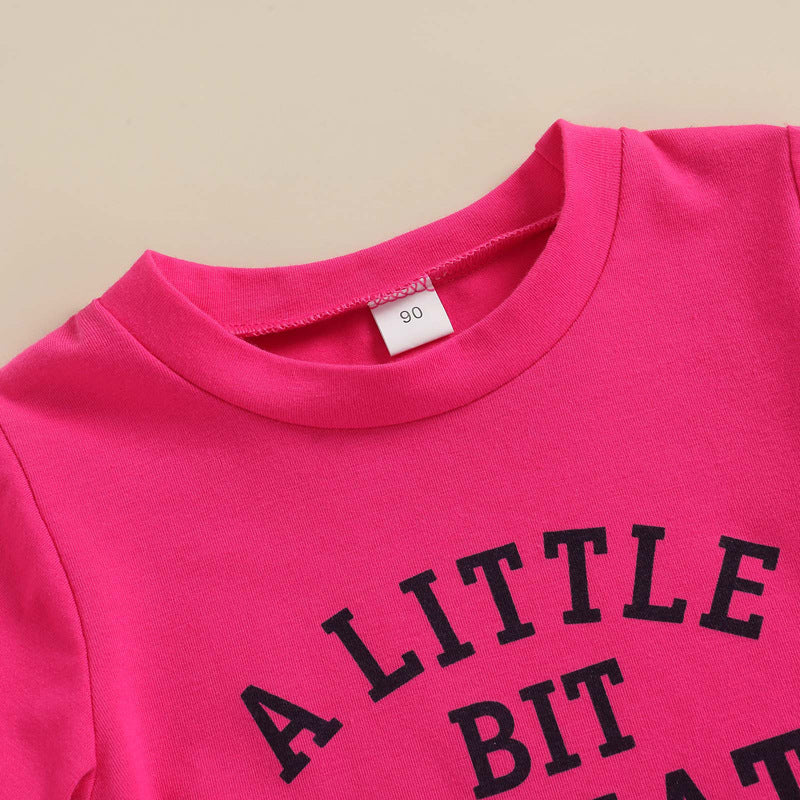 Wholesale Cotton Fringed Short-sleeved T-shirt, Ripped Patchwork Tie-dye Denim Flared Pants Two-piece Set