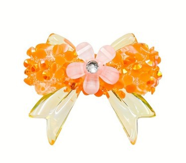 Wholesale 10pcs bowknot cherry blossom Acrylic Beads