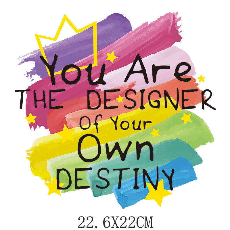 Wholesale Flower and letter heat transfer printing  UV DTF Ready to Press Transfers Wraps