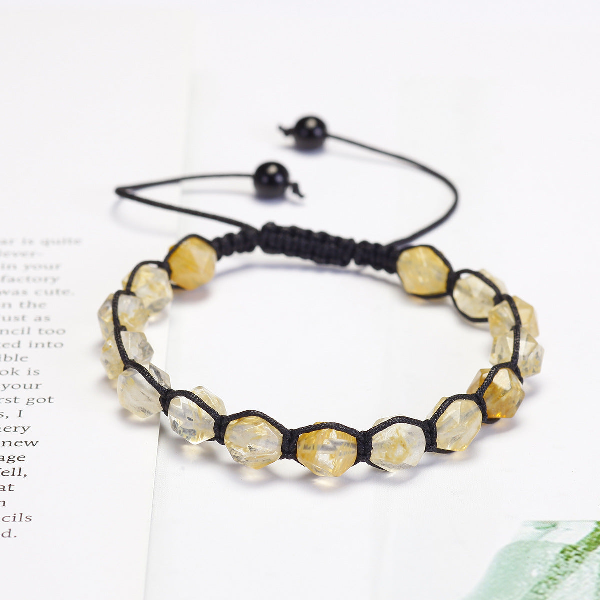 Wholesale 5PCS Natural Stone Bracelet Colorful Zircon Beaded Bracelets