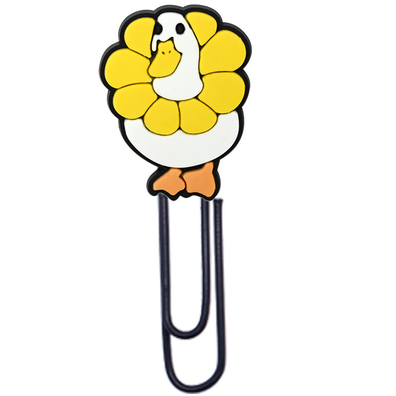 Wholesale  Random Cartoon Swan Paper Clip Bookmark