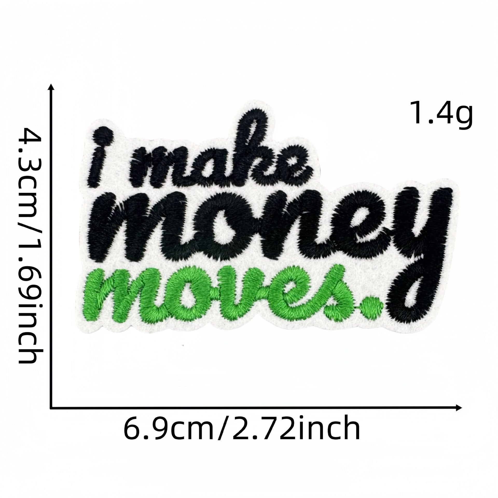 Wholesale Cartoon money banknotes Embroidery DIY Patches