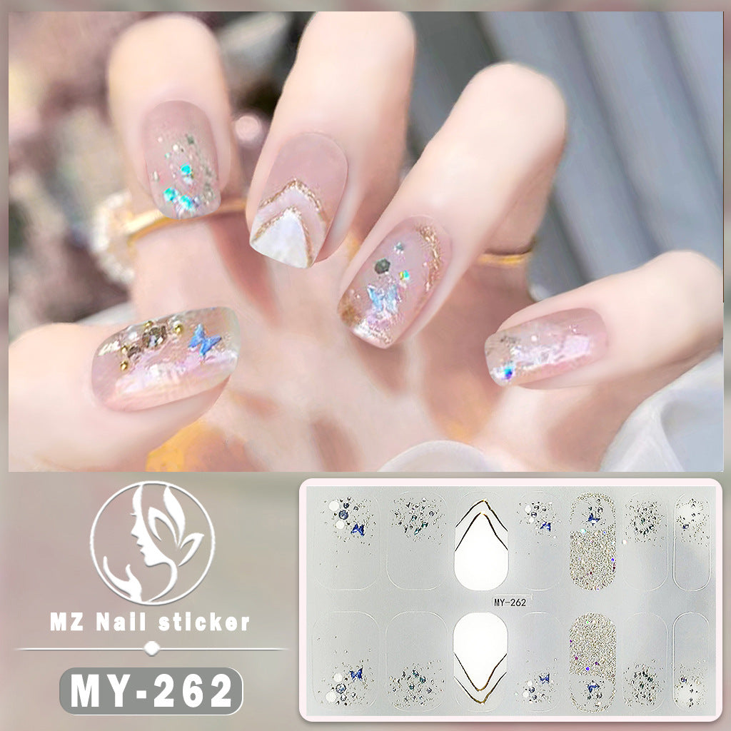 Wholesale MY Butterfly Baking Free Gel 5D Waterproof Diamond Like Nail Polish Stickers