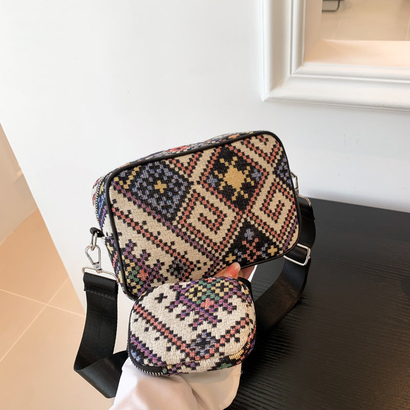 Wholesale Ethnic Style Canvas Shoulder Bag