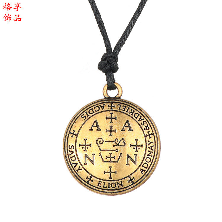 Wholesale Hip-Hop Gothic Archangel Enoch Necklace