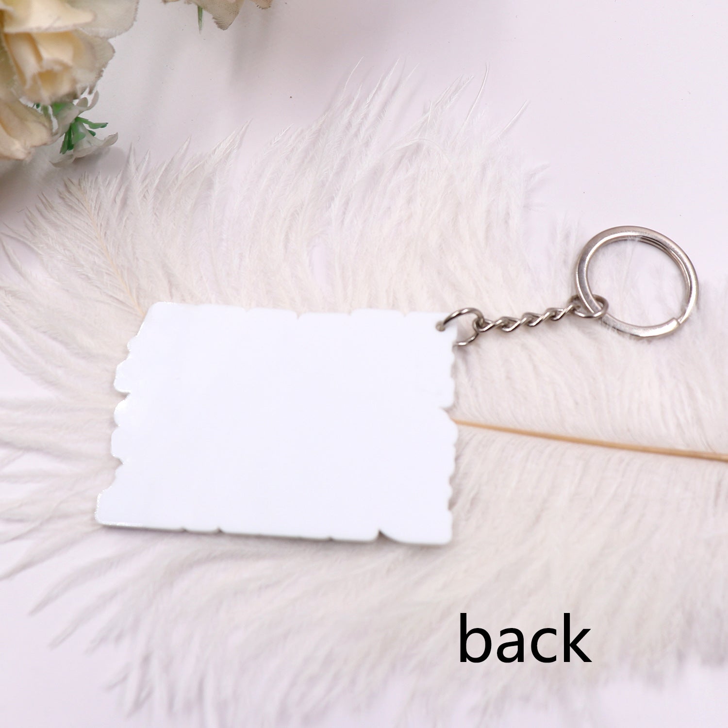 Wholesale Mother's Day Mama Acrylic Cow Pattern Keychain