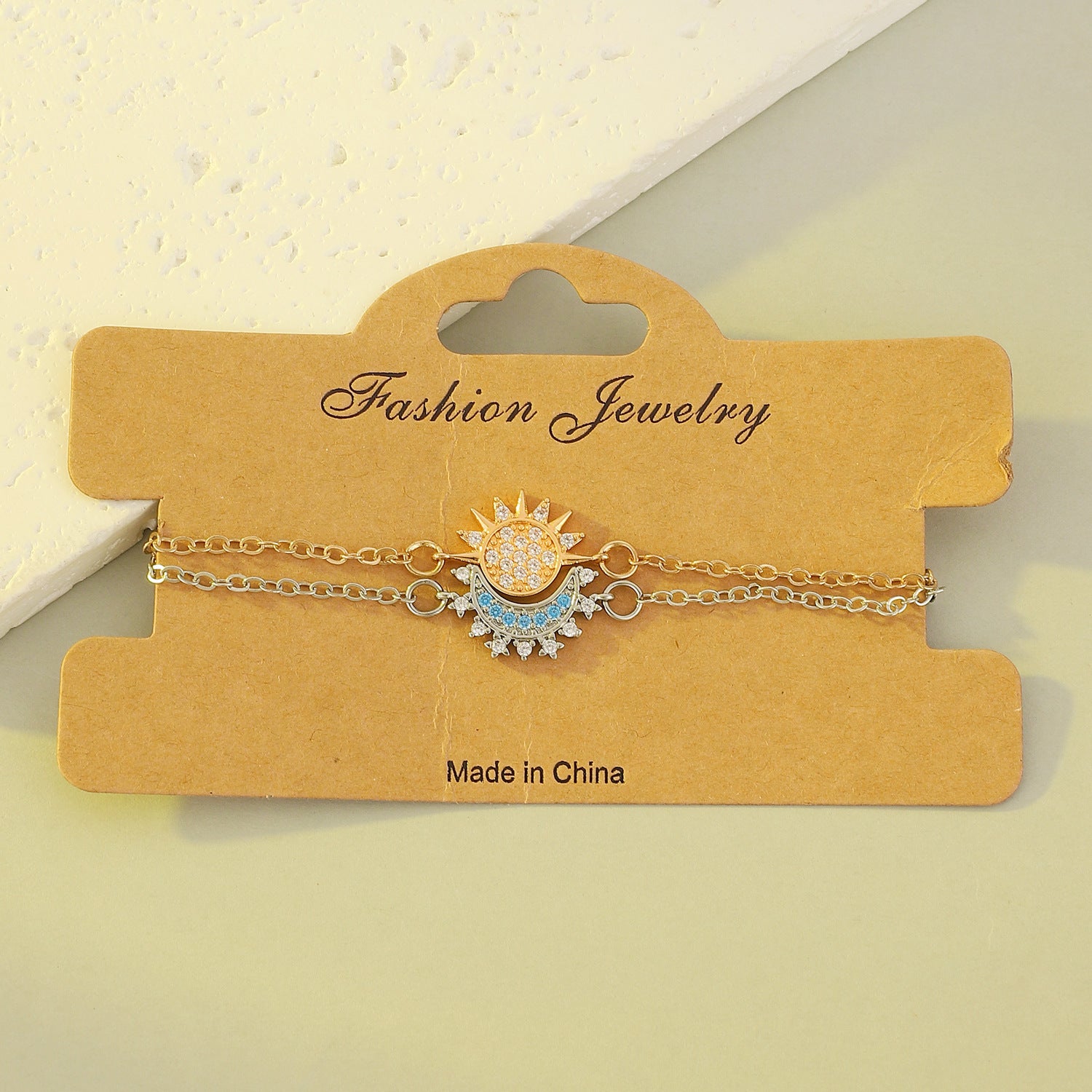 Wholesale Chic Moon Sun Magnetic Couple Necklace Alloy Jewelry Accessory For Resale