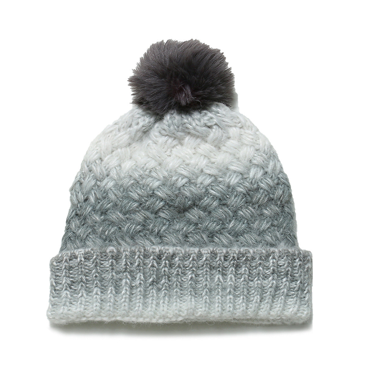 Wholesale Autumn and Winter New Warm Fur Balls with Fleece Thickened Ear Protection Caps and Beanie Hats