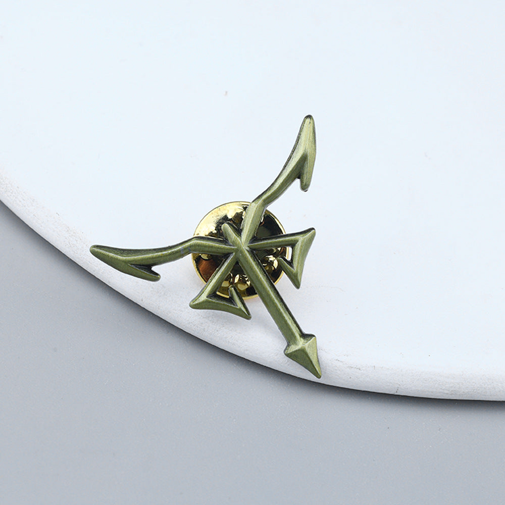 Wholesale Game Peripherals  Brooch Parasite Larvae Metal Brooch