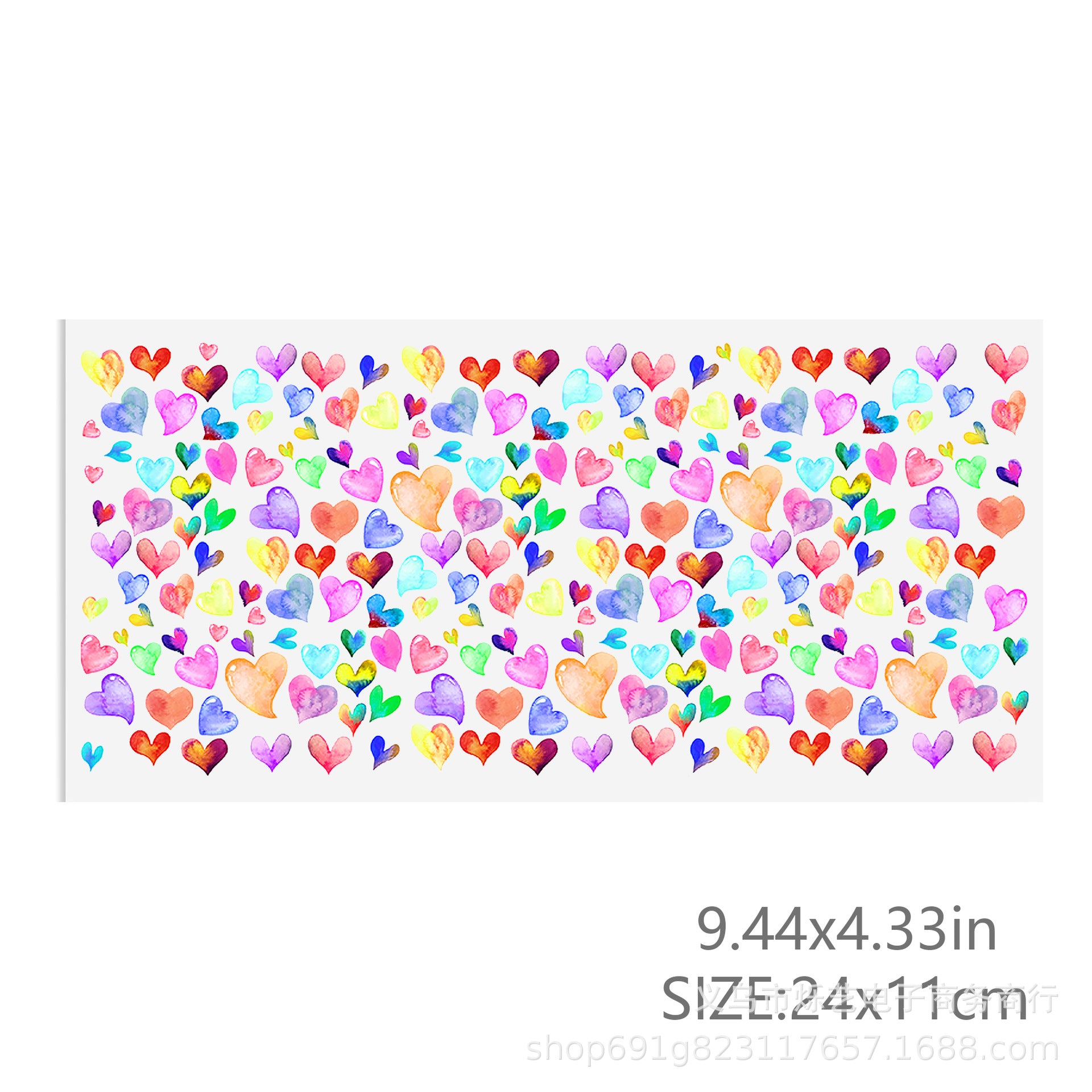 Wholesale Dog Love Valentine' s Day 16oz Cup UV DTF Wraps