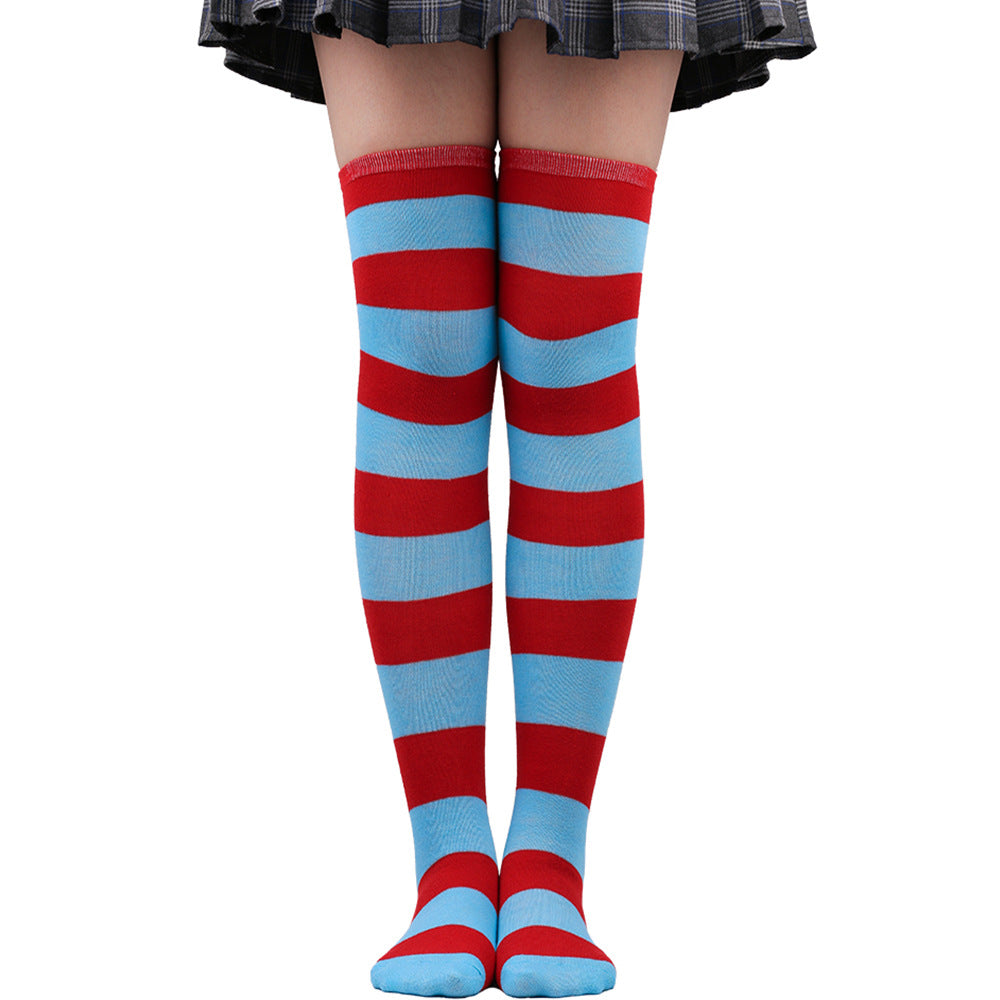 Wholesale Christmas Halloween Striped Stockings