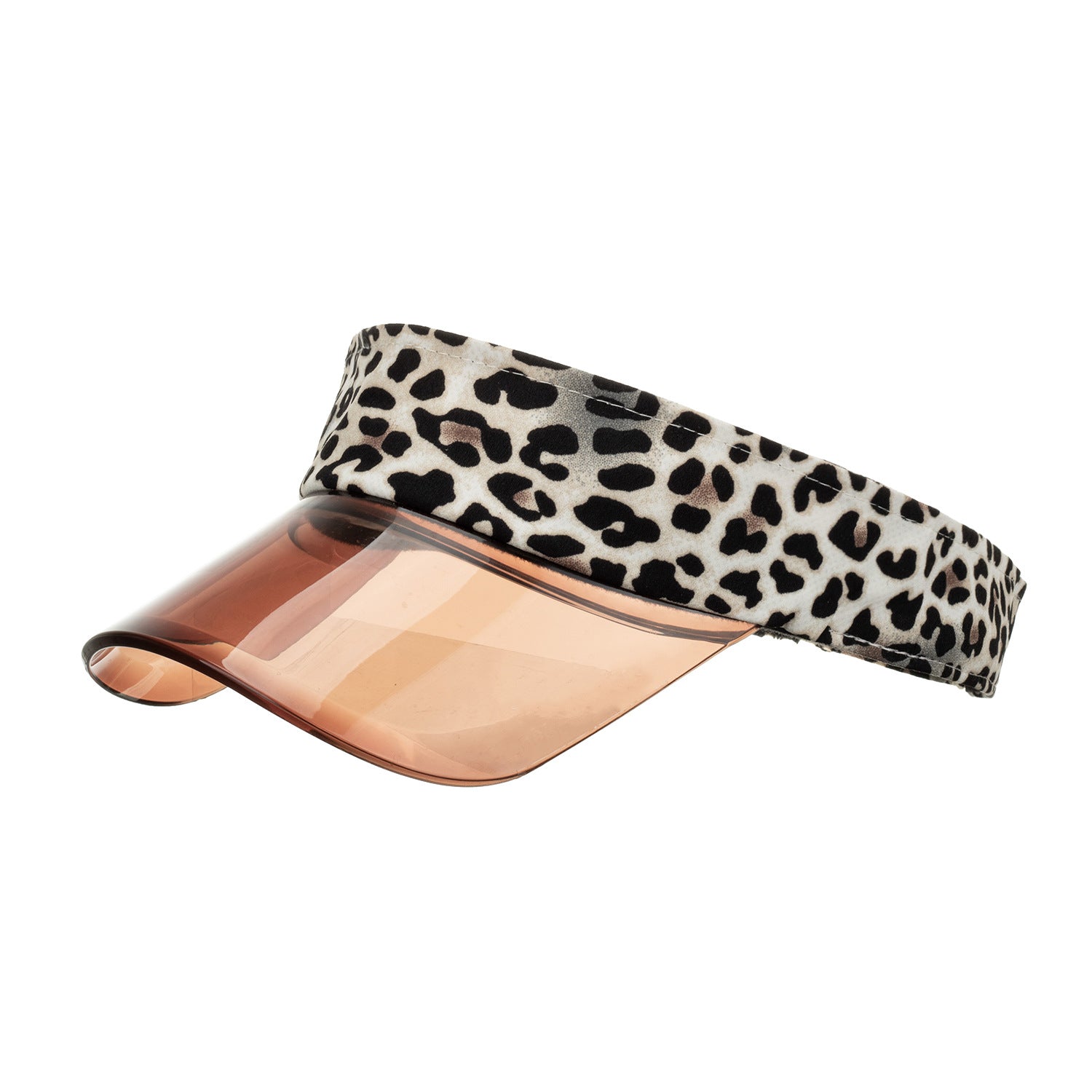 Sombrero de leopardo de poliéster al por mayor sombrero de golf de golf de sol al aire libre