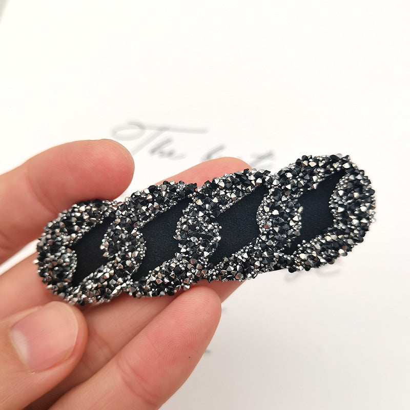 Wholesale Simple Rhinestone Hair Clips