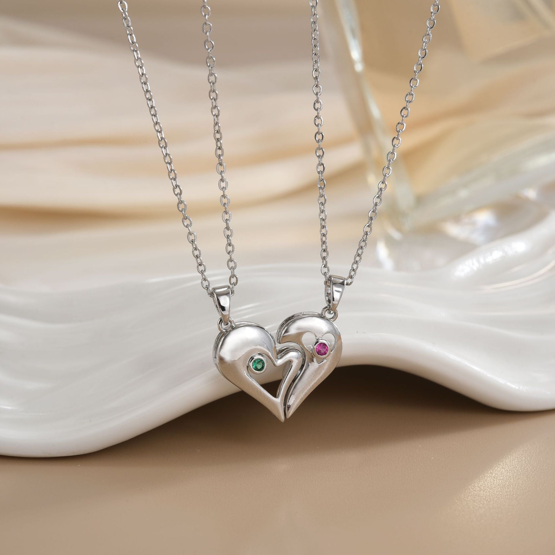 Wholesale Magnetic Sun Moon Titanium Steel Necklace