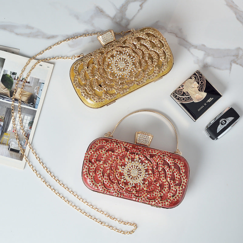 Wholesale Versatile Diamond Set Banquet Handbag