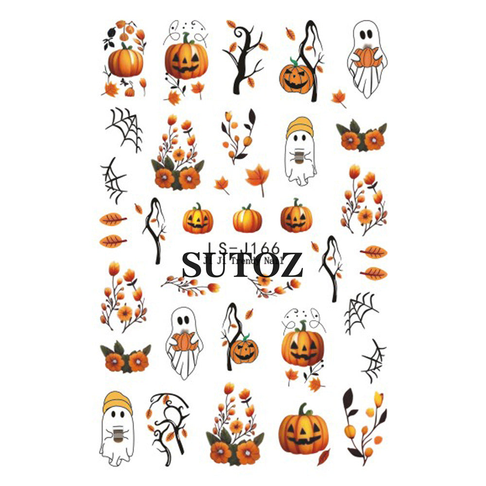 Wholesale 3pcs/pack nail art stickers cartoon cute nail stickers