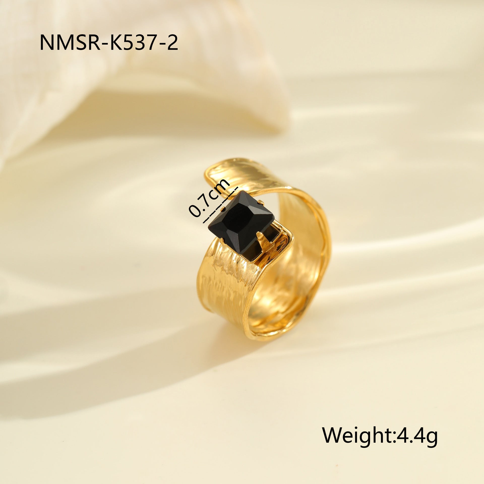 Wholesale light luxury ring that does not fade open ring
