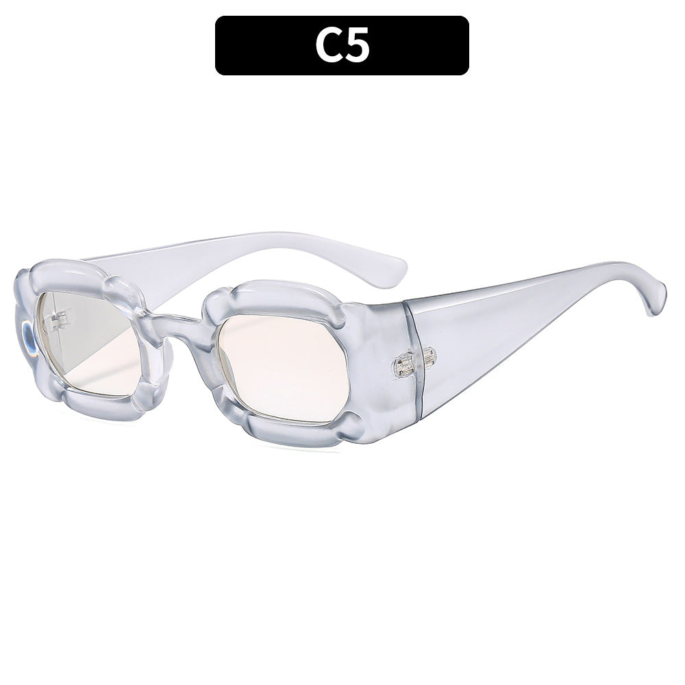 Wholesale Irregular Petal PC Sunglasses