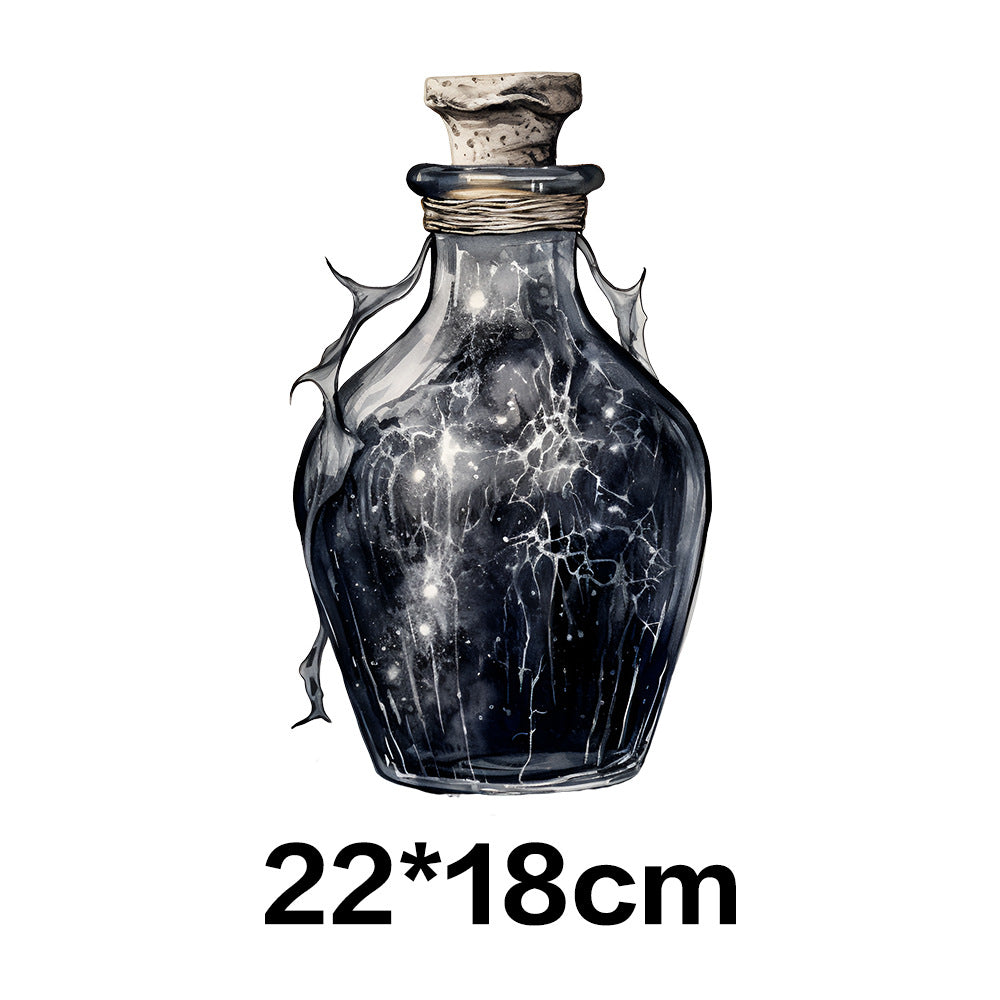 Wholesale 10pcs Halloween Black and White Horror Series UV DTF Ready to Press Transfers Wraps